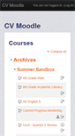 Mobile Screenshot of cvmoodle.caiu.org